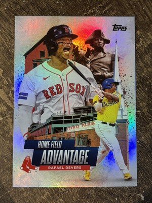 2025 Topps Series 1 #HA-18 Rafael Devers Home Field Advantage Red