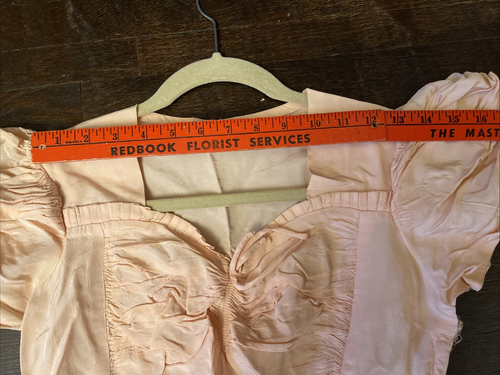VICTORIAN 1910s Pink Taffeta Dress Fitted Bodice & Flare Skirt AS IS - Picture 18 of 21