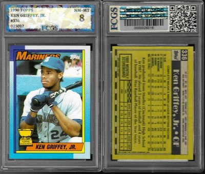 1990 Topps Ken Griffey, Jr. #336 Graded FCGS 8 NM-MT Qty