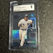 2003 HIDEKI MATSUI Fleer E-X #97 RC Rookie Essential Credentials Now 01/97 CGC 9
