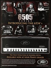 Peavey 6505 guitar amp 2010 ad Chimaira Trivium All That Remains Machine Head