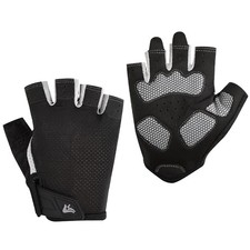 Fingerless Cycling Gloves Men Women UV M - Half Finger Black wiht Mesh