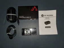 AV Access 4KSW21-KVM 4K HDMI HDMI 2x1 Switch with IR Cable, PSU, & Remote