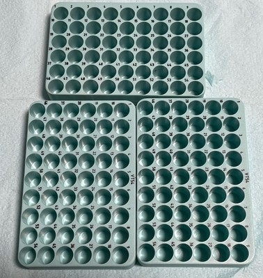 Lot Of 3 LEAP/CTC PAL Autosampler Vial Tray for 2mL vials (VT-54)