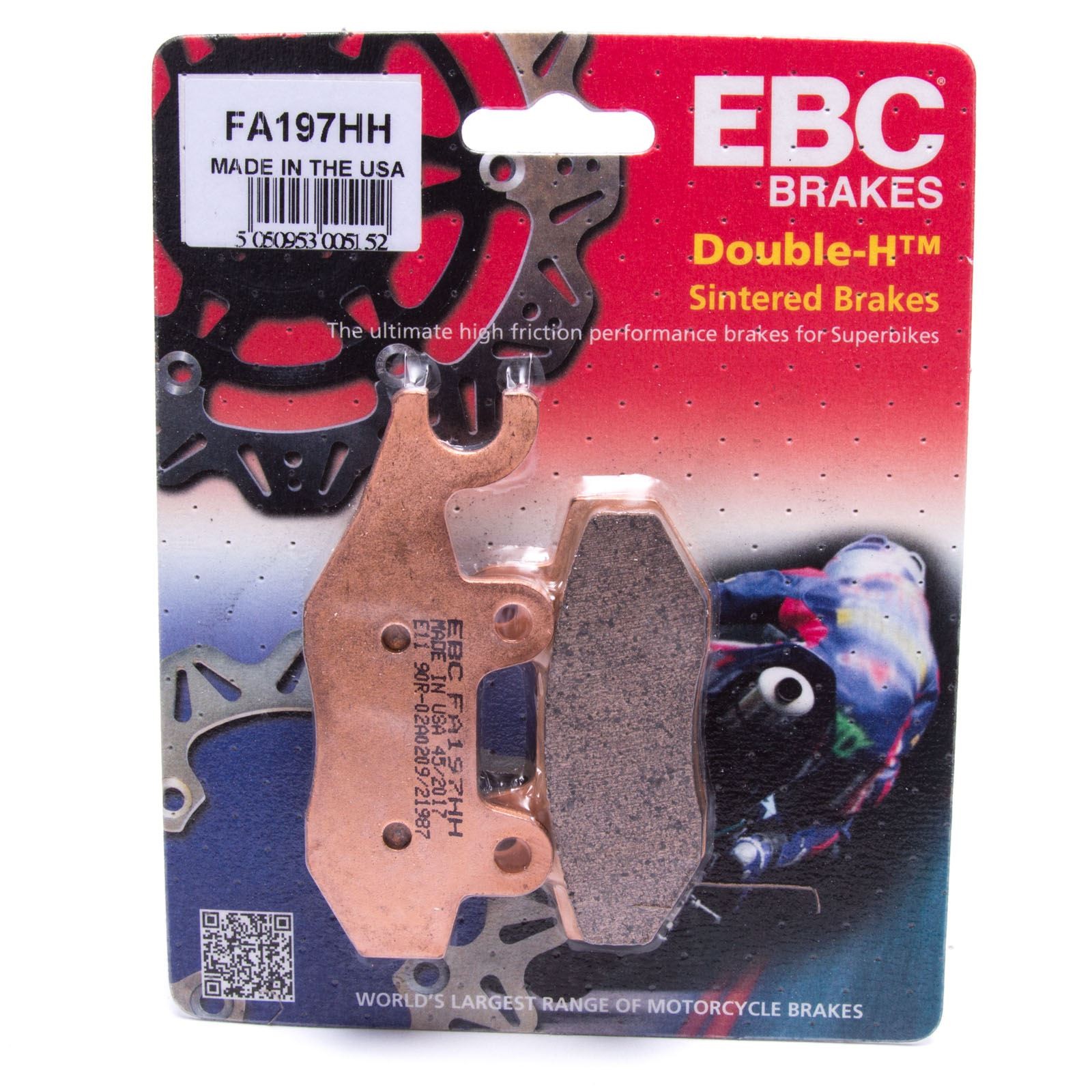 EBC FA197HH Sintered Brake Pads for Lexmoto FMX 125 WY125T-108 15-16 - Image 84