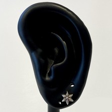 Chrome Hearts Six Points Star Stud Earring