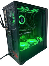 New Custom Gaming PC AMD Ryzen 5 RTX 3050 16GB DDR4 1TB HDD NVMe WiFi BT