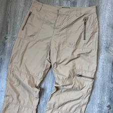 Polo Ralph Lauren Utility Cargo Pants Women  s Khaki Cream Hiking Outdoorsy