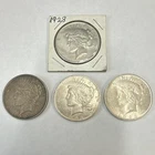1922D, 1923D, 1923, 1923 Peace Silver Dollars