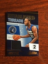 2018-19 Absolute Established Threads Level 2 Andrew Wiggins Jersey Patch #' /149