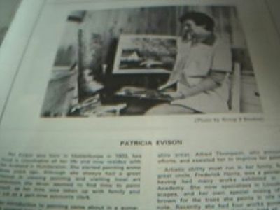 ephemera 1984 bildartikel patricia evans pat künstler mablethorpe