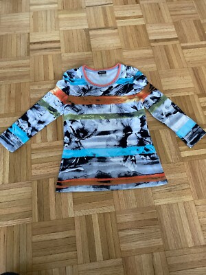 Women s Gerry Weber Edition Printed Top Size 4 Brand New