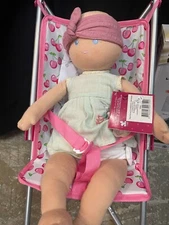 Pliable PINK Poussette à poupée, pousseur 3+