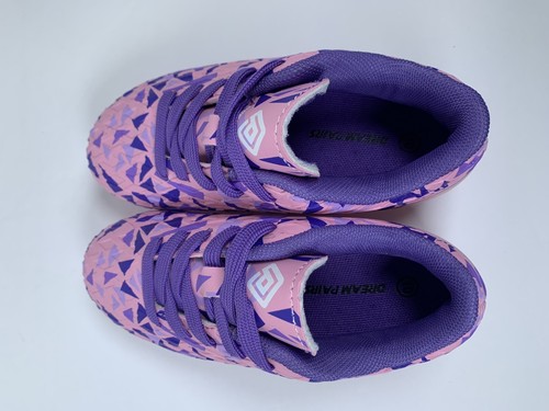 Girls Turf Soccer Cleats Sz 10 New With Box Pink & Purple (S310) - Picture 9 of 10