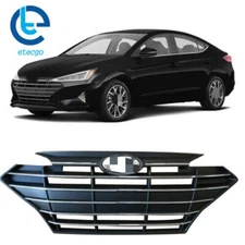 Bumper Grille Chrome Trim Korea Build For Hyundai Elantra 2019 2020 Front Upper