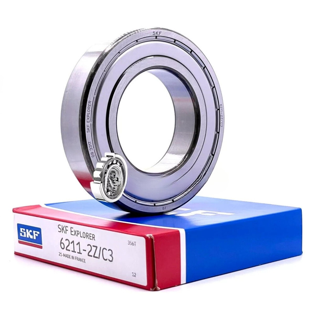 NEW SKF 6211 ZZ C3 DEEP GROOVE BALL BEARING, 55x100x21 mm | eBay