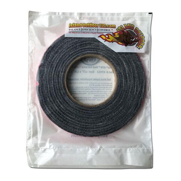 LavaLock® XTR12 1000F High Temp Rated BBQ Smoker Gasket Self Stick Felt 1/2 1/8