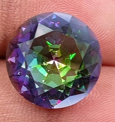 Gorgeous 4 Ct EGL Multi-Color Alexandrite Natural Round Cut Loose Gemstone 6FGS