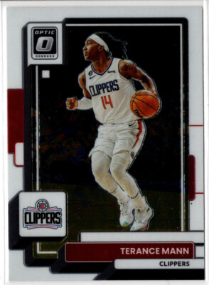 2022-23 Panini Donruss Optic Basketball Terance Mann No. 120 L.A. Clippers