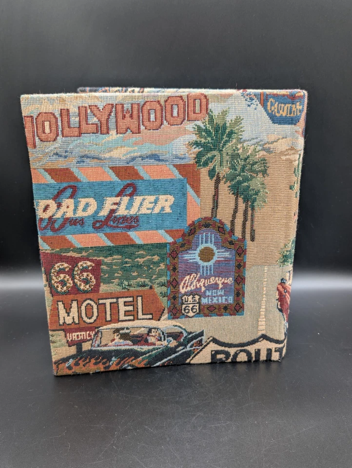 Álbum de fotos tapiz vintage Ruta 66 fotos interiores Helene Batoff Foto 3 de 4