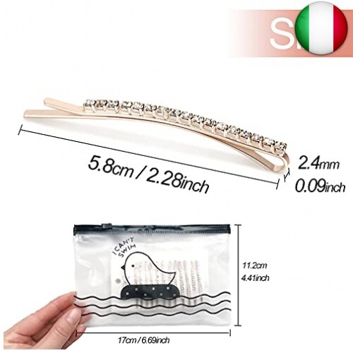 695 Pezzi Accessori Capelli Per Bambine - Fermagli, Elastici E Fasce Con Fiori - Set Regalo