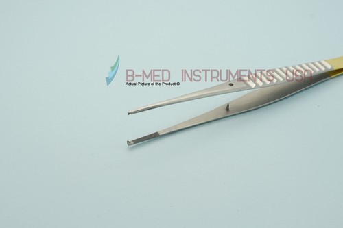 OR Grade TC Gillies Tissue Forceps 1X2 Teeth 6" Serrated Jaw Surgical Instrument - Picture 3 of 3