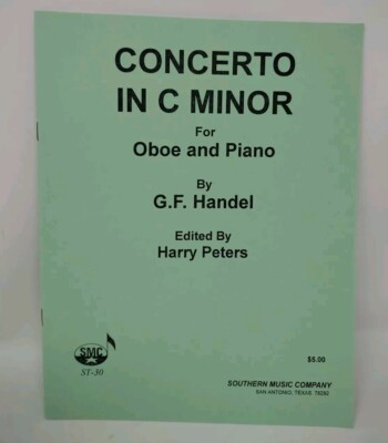 Concerto In C By Handel Oboe & Piano 