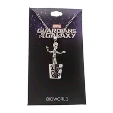 Guardians of the Galaxy Groot in Pot Pendant Necklace Marvel Dancing Baby