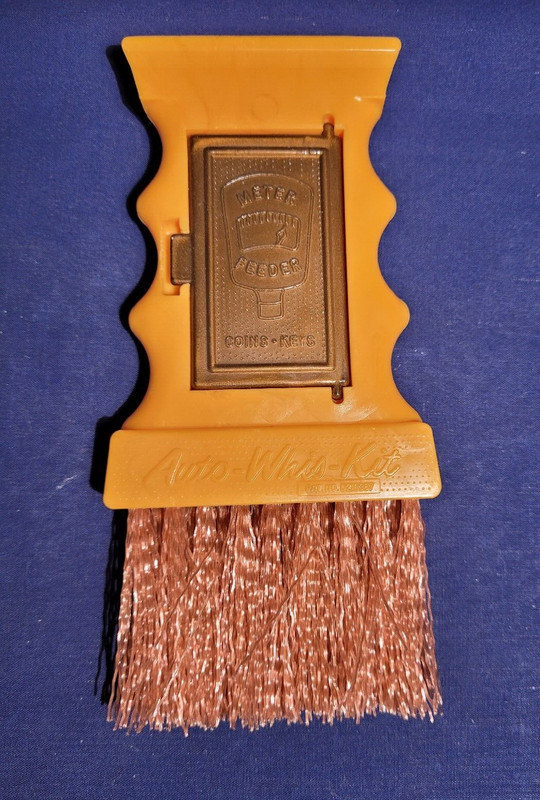 Auto-Whis-Kit Broom Scraper Bottle Opener Coin Holder Brush Meter Feeder Vintage