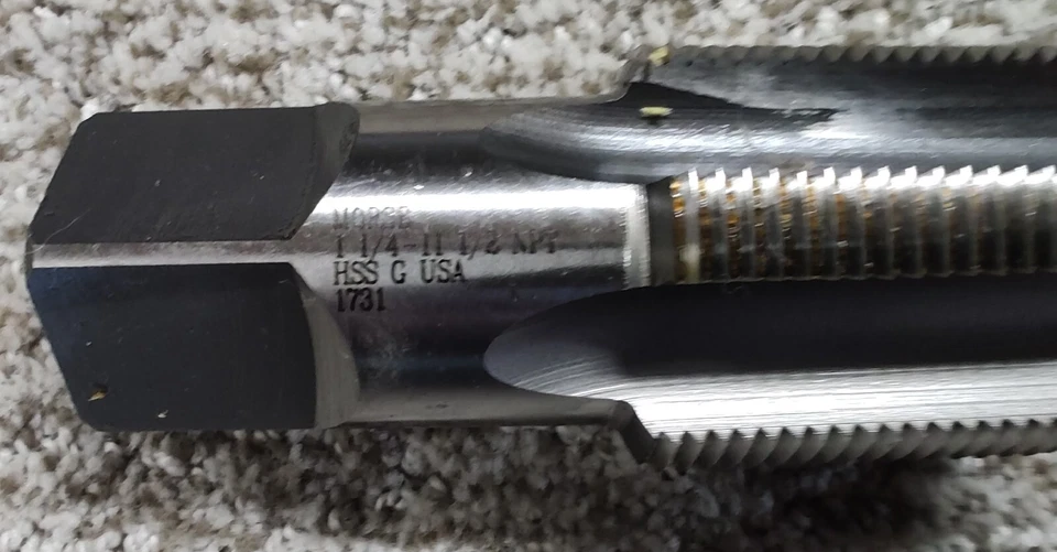 MORSE CUTTING TOOLS TAP 1 1/4-11 1/2NPT TAPER PIPE - Image 2 of 4