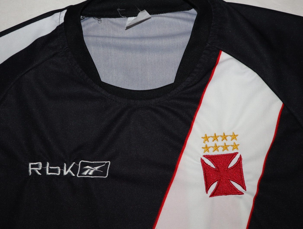REEBOK VASCO DE GAMA 10 M-L Football Soccer Jersey Brazil