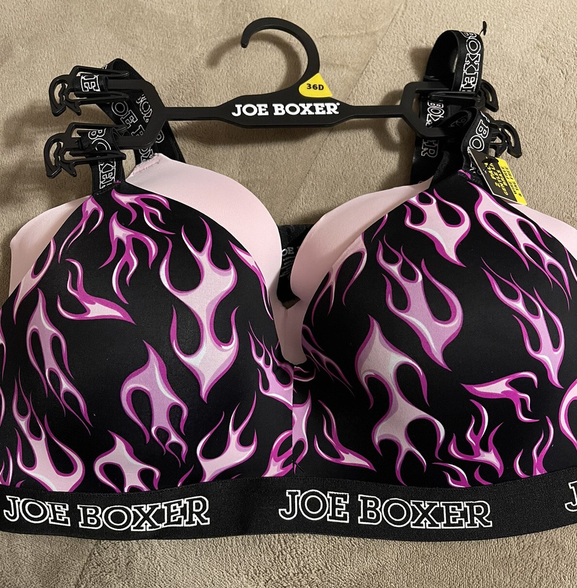 josef♡ Logo Band Training Bra Ultimate Sports Bra - Front Zip, Adjustable, High Impact Sports