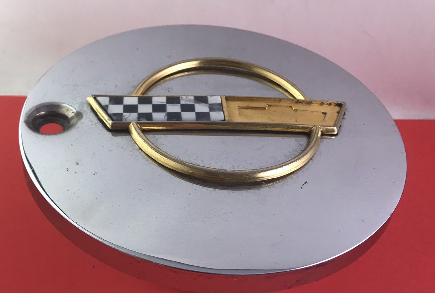 Chrome Corvette Wheels Center Cap Hubcap 7 7/8 Inch OEM P/N