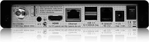 VU+® ZERO 1x TUNER DVB-S2 FULL HD 1080P RECEPTOR Linux Negro - Imagen 3 de 6