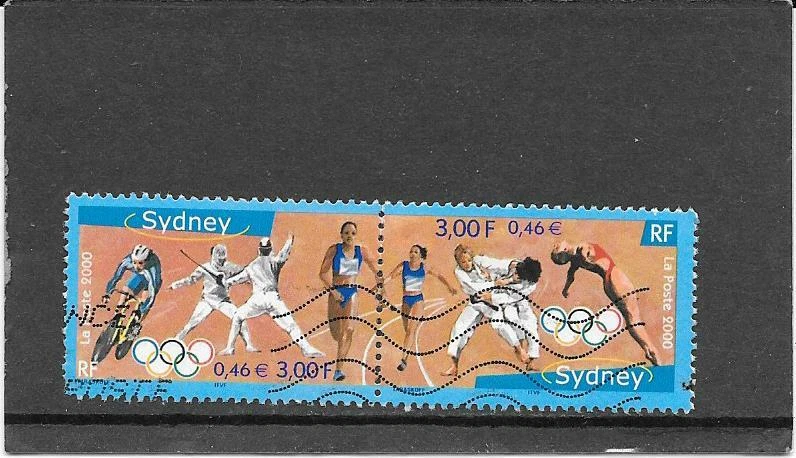 Timbre France Oblitéré - Série Jeux Olympiques Helsinki 1952 - N° 960/96