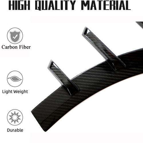 Fits BMW G87 M2 2022UP DRY CARBON FIBER Front Side Fender Splitters Canard Fins - Picture 8 of 12
