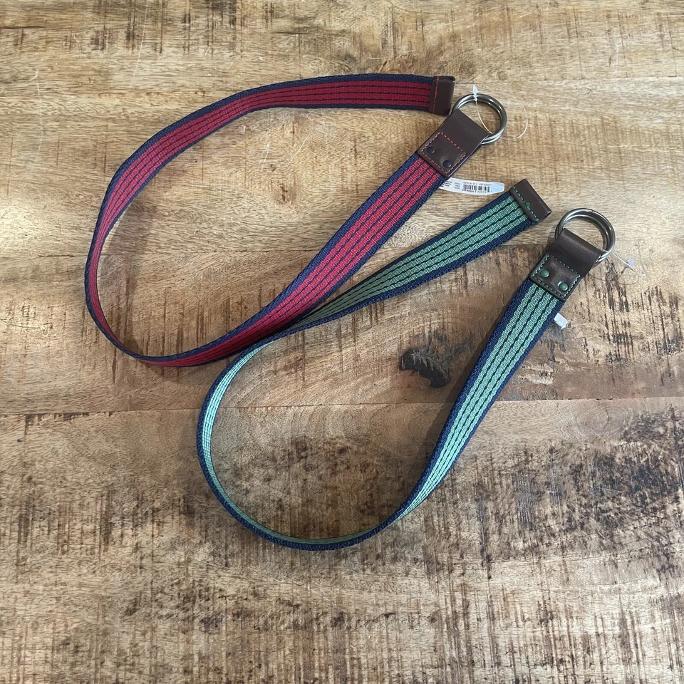 The Childrens Place для мальчиков размер 4-7 ремни (2) красный зеленый тканая ткань новый без ЯРЛЫКОВ 28» - Изображение 2 из 4