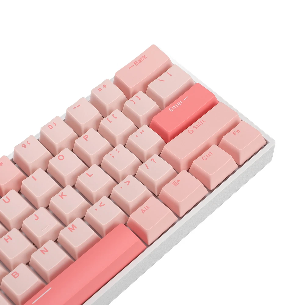 61-Key RGB Mechanical Keyboard with Blue Switches USB-C Wired for Gaming PC Mac