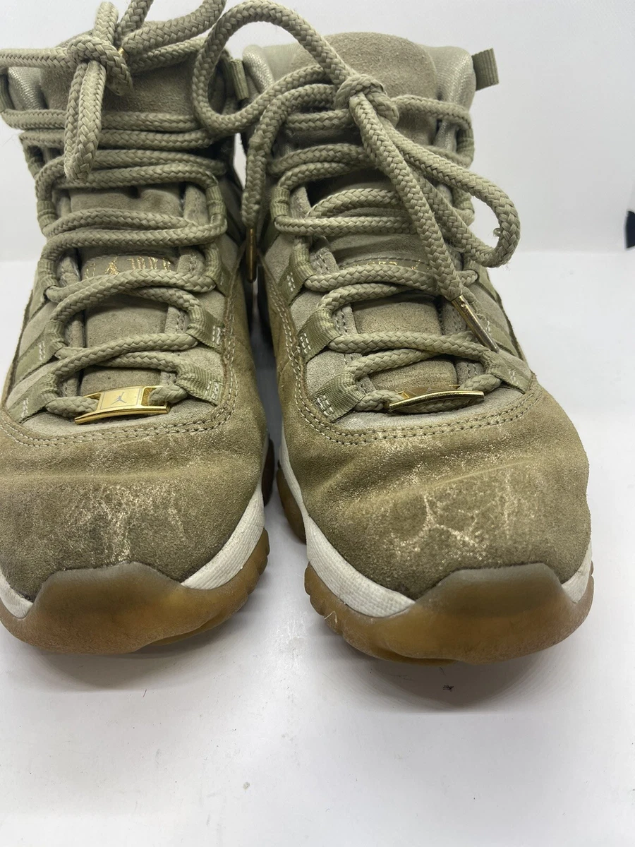 Nike Womens Air Jordan 11 AR0715 200 Beige Basketball Shoes