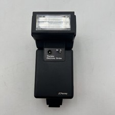 VINTAGE JC PENNEY THYRISTOR ELECTRONIC STROBE CAMERA FLASH HOT SHOE - TESTED