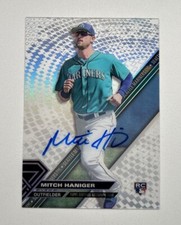 2017 Mitch Haniger Topps High Tek Rookie Auto #HT-MH RC Mariners Giants Dbacks