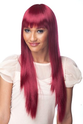 Cherish Synthetik Glatt Lang mit Pony Haar Perücke - Coco