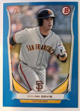 2014 BOWMAN DRAFT 1ST BOWMAN SKY BLUE PAPER DYLAN DAVIS 250/399