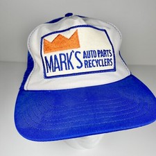 VTG Trucker Snapback Mesh Auto Parts Patch Hat Mark  s Auto 1980  s