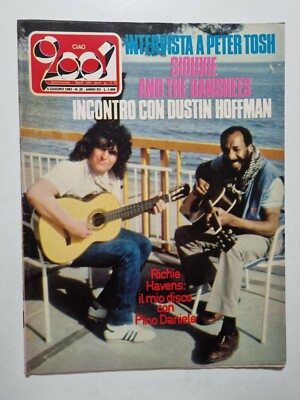 Hello 2001 22-1983 Richie Havens-Pino Daniele-Newman-Dustin Hoffman-Siouxsie