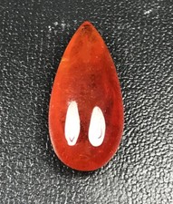 73.16cts Fanta Orange Natural Spessartine Garnet Pear Cabochon Loose Gemstone