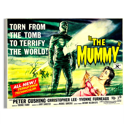 1959 The Mummy (Hammer Studios) British Movie Poster or Canvas Art Print
