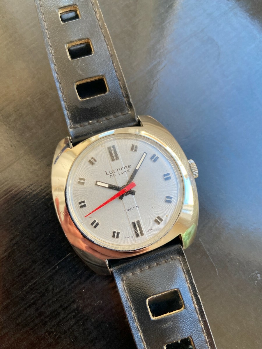 RARE Vintage WATCH LUCERNE DE LUXE SWISS MADE FOR RECOVERY JEWEL