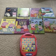 Peppa Pig My First Smart Pad With 8 Books Never Used But No Box