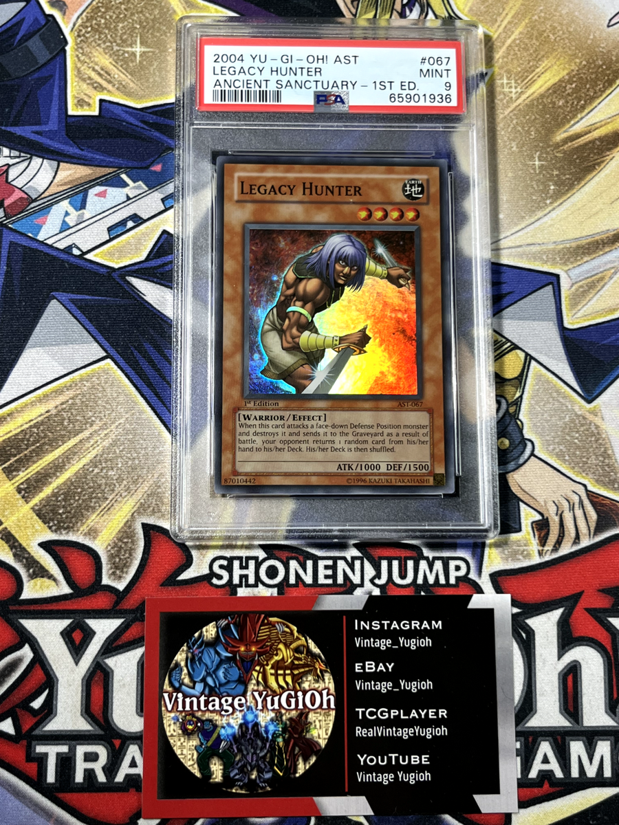Yugioh PSA 9 Legacy Hunter AST-067 1st Edition Super Rare Well Centered |  eBay